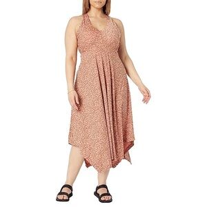 Women's PrAna Saxon Dress - pink sand wild - size M - new